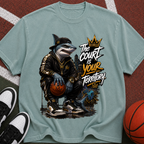 Shark King Tee – “The Court Is Your Territory” Graphic T-Shirt