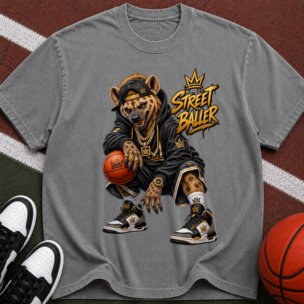 Street Ball Hyena Basketball T-Shirt