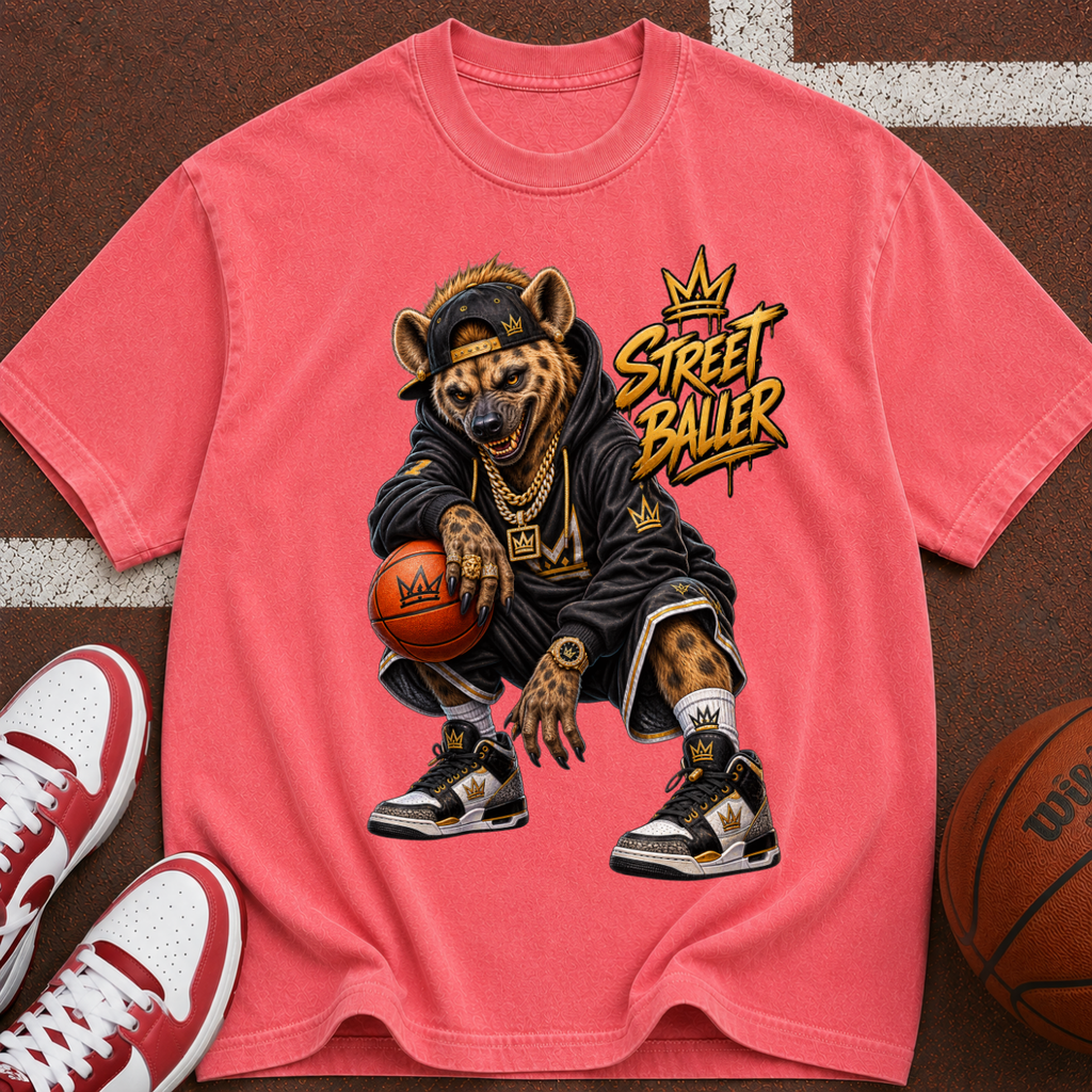 Street Ball Hyena Basketball T-Shirt