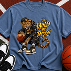 Graphic T-Shirt — "Wild By Design" Basketball Streetwear Tee