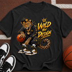 Graphic T-Shirt — "Wild By Design" Basketball Streetwear Tee