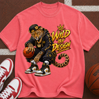 Graphic T-Shirt — "Wild By Design" Basketball Streetwear Tee