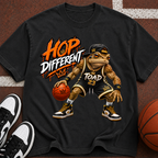 Hop Different T-Shirt — Cartoon Basketball Toad Graphic Tee
