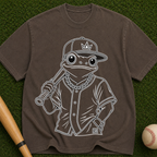 Baseball Frog Graphic T-Shirt