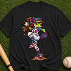 Baseball Frog Pitcher T-Shirt — Cute Athletic Graphic Tee
