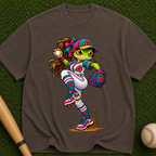 Baseball Frog Pitcher T-Shirt — Cute Athletic Graphic Tee