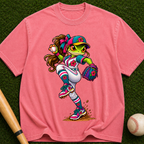 Baseball Frog Pitcher T-Shirt — Cute Athletic Graphic Tee