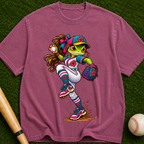 Baseball Frog Pitcher T-Shirt — Cute Athletic Graphic Tee