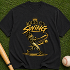 Baseball 'Born to Swing' T‑Shirt