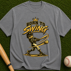 Baseball 'Born to Swing' T‑Shirt
