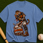 Tiger Brawler T-Shirt — "Weakness Strikes Out" Graphic Tee
