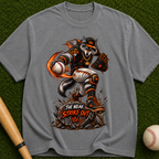 Baseball Wolf Strike Out T-Shirt