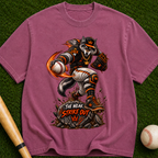 Baseball Wolf Strike Out T-Shirt