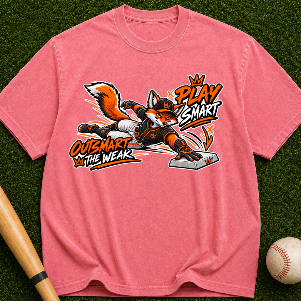 Play Smart Fox T-Shirt — "Outsmart the Weak" Graphic Tee