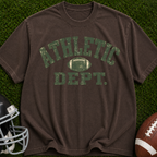 Athletic Dept. Football Graphic T-Shirt — Vintage Collegiate Tee