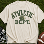 Athletic Dept. Football Graphic T-Shirt — Vintage Collegiate Tee