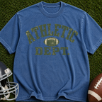 Athletic Dept. Football Graphic T-Shirt — Vintage Collegiate Tee