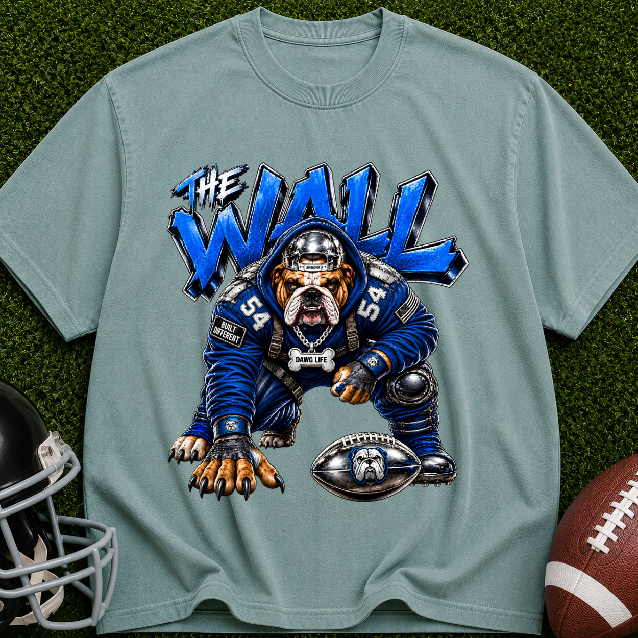 The Wall Football T-Shirt — Vintage Team Fan Tee