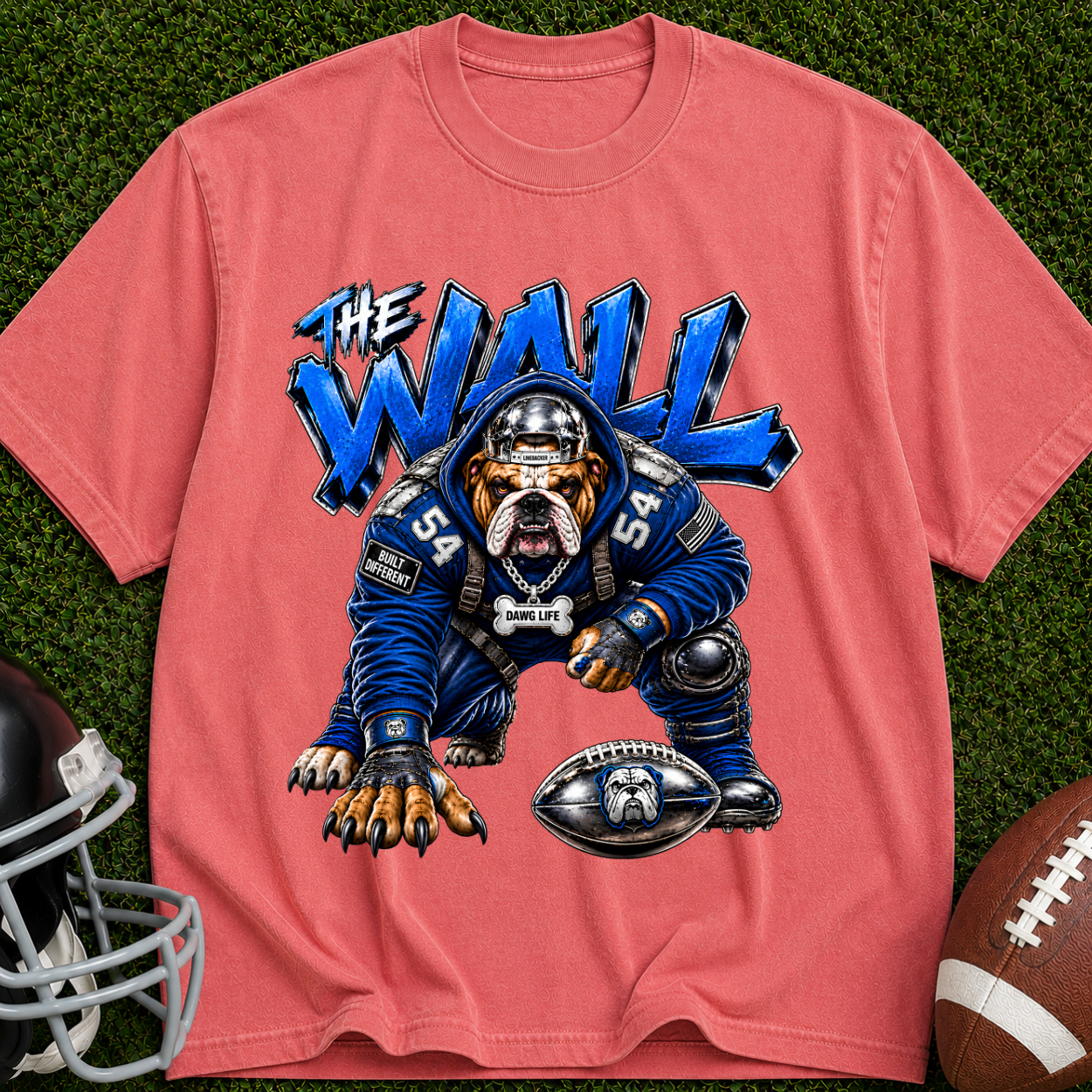 The Wall Football T-Shirt — Vintage Team Fan Tee