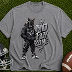No Fly Zone Wolf Graphic T-Shirt