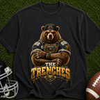 Bear Football T‑Shirt — “The Trenches” Vintage Sports Tee