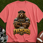 Bear Football T‑Shirt — “The Trenches” Vintage Sports Tee