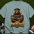 Bear Football T‑Shirt — “The Trenches” Vintage Sports Tee