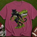 T‑Shirt — 'Locked Down' Panther Football Graphic Tee