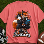 Fox Hacker Graphic Tee — “The Brains” Retro Tech T-Shirt
