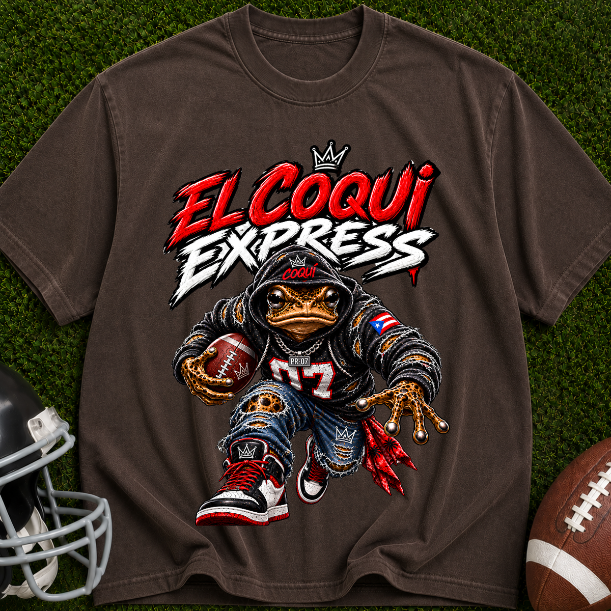 El Coqui Express Graphic T-Shirt