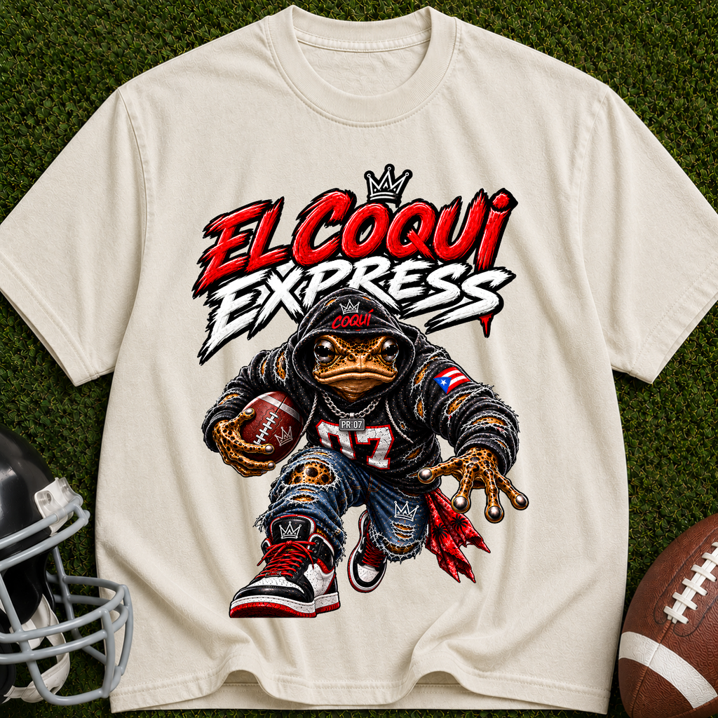 El Coqui Express Graphic T-Shirt