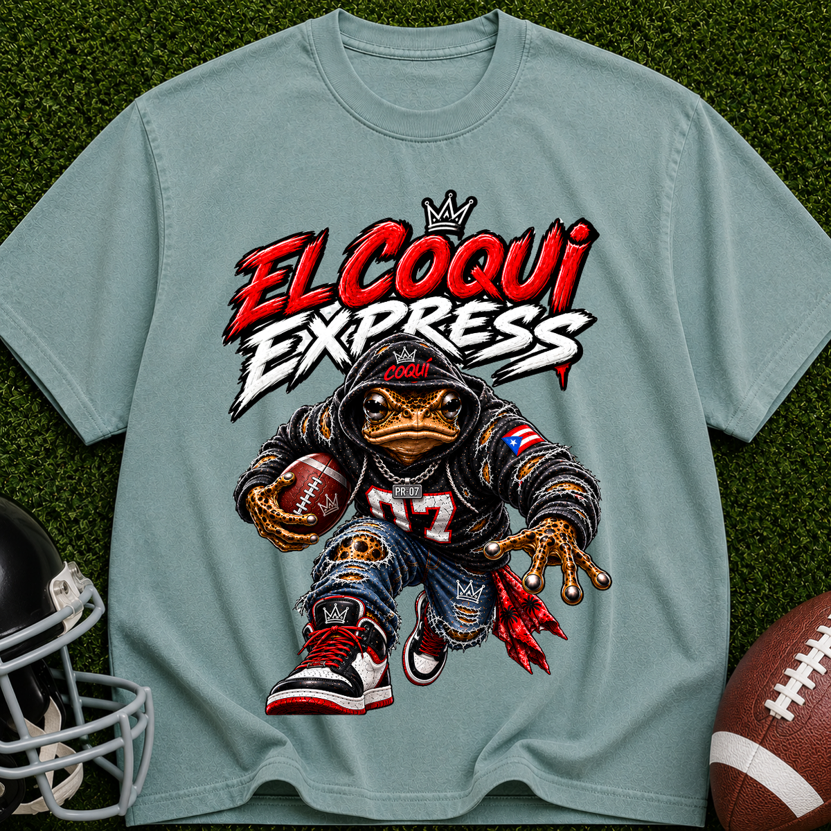El Coqui Express Graphic T-Shirt