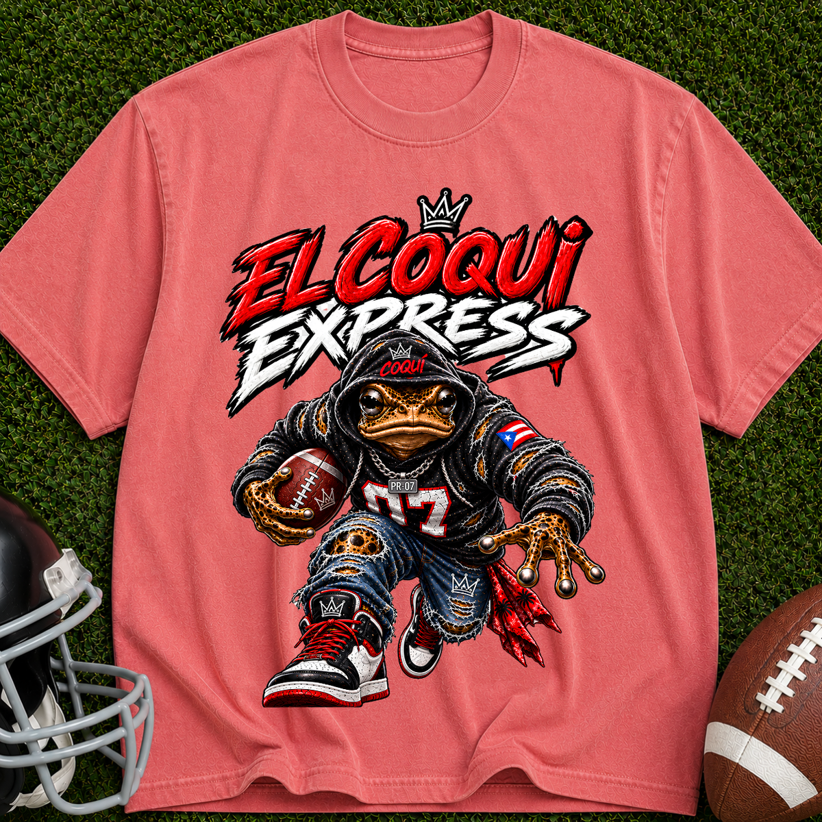 El Coqui Express Graphic T-Shirt