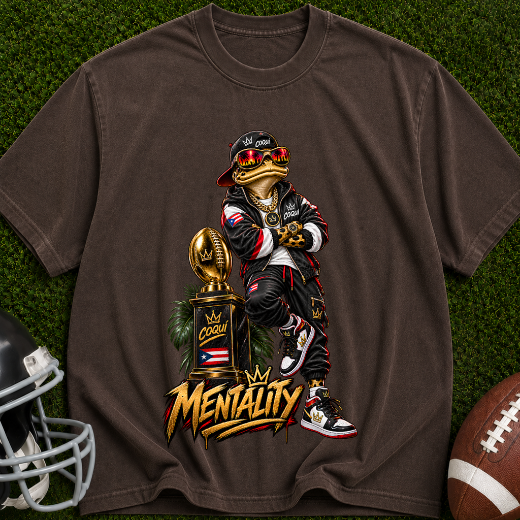 Mentality Streetwear T‑Shirt — Retro Frog Graphic Tee