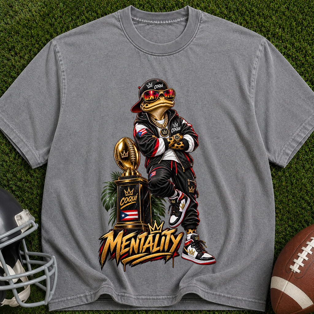 Mentality Streetwear T‑Shirt — Retro Frog Graphic Tee