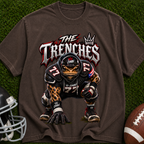 Football Trenches T-Shirt — 'The Trenches' Defensive Lineman Graphic Tee