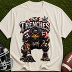 Football Trenches T-Shirt — 'The Trenches' Defensive Lineman Graphic Tee