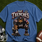 Football Trenches T-Shirt — 'The Trenches' Defensive Lineman Graphic Tee