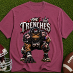 Football Trenches T-Shirt — 'The Trenches' Defensive Lineman Graphic Tee