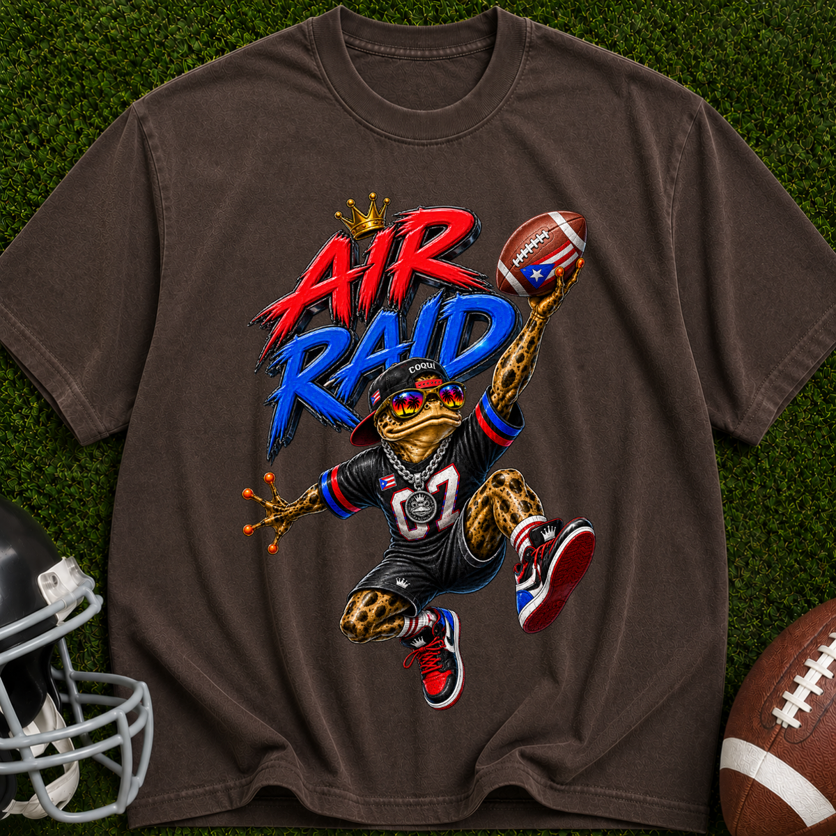 Air Raid Football T-Shirt