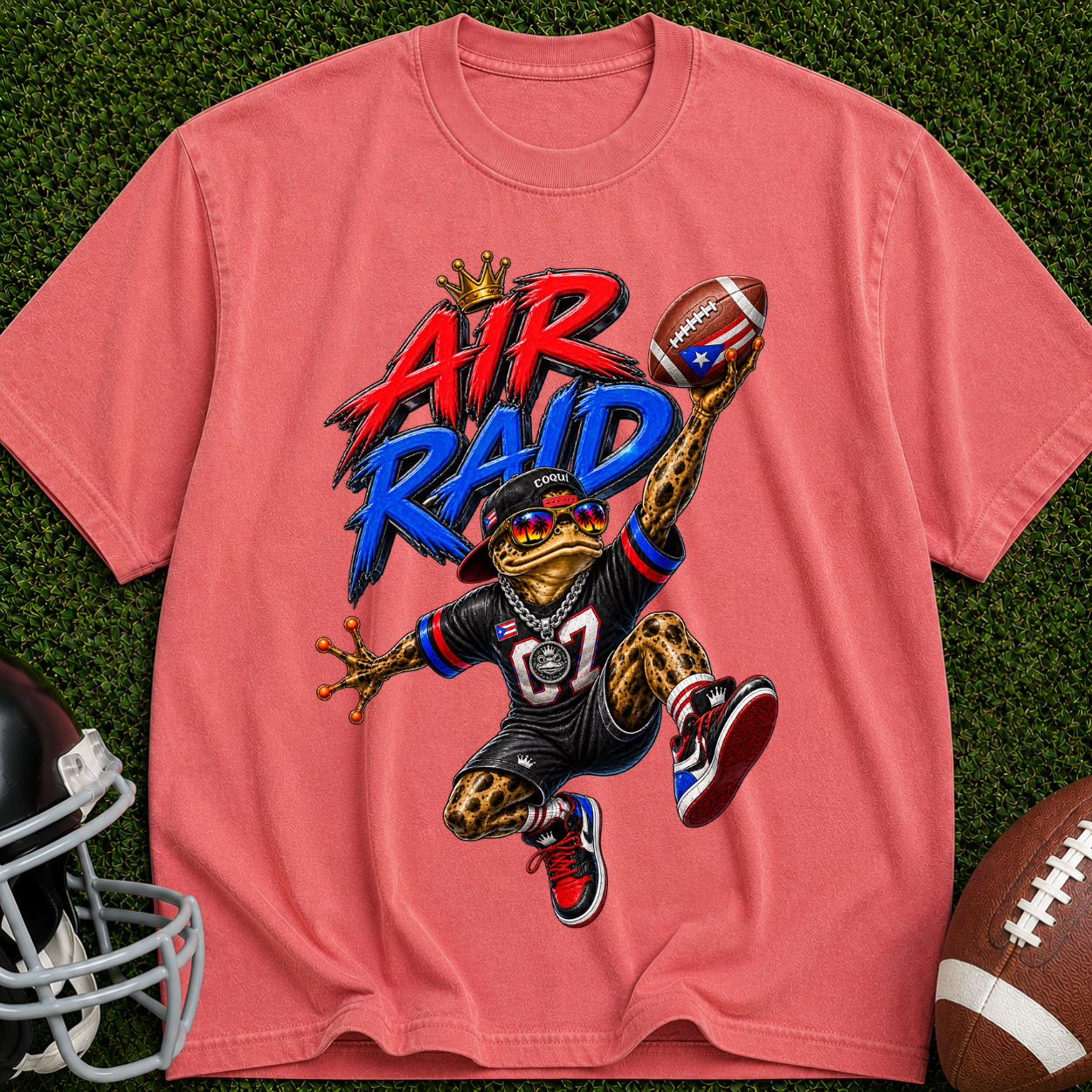 Air Raid Football T-Shirt