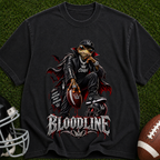 Bloodline Graphic T-Shirt — Gothic Crow Skull Design