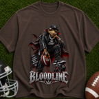 Bloodline Graphic T-Shirt — Gothic Crow Skull Design