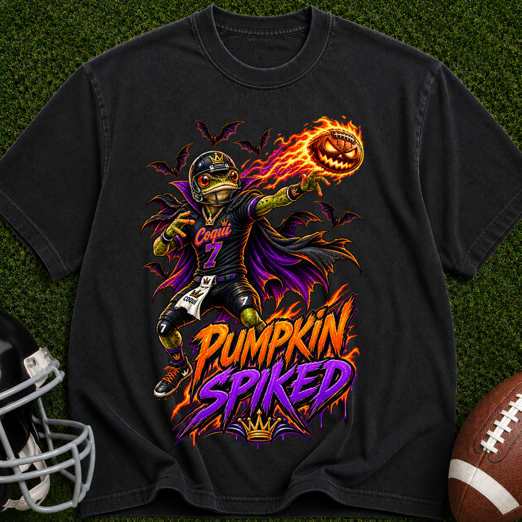 Pumpkin Spiked Halloween Tee