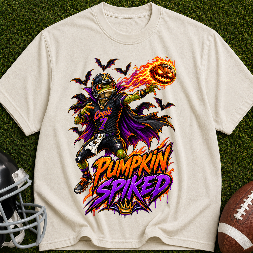 Pumpkin Spiked Halloween Tee