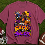 Sack or Snack Halloween Football T-Shirt