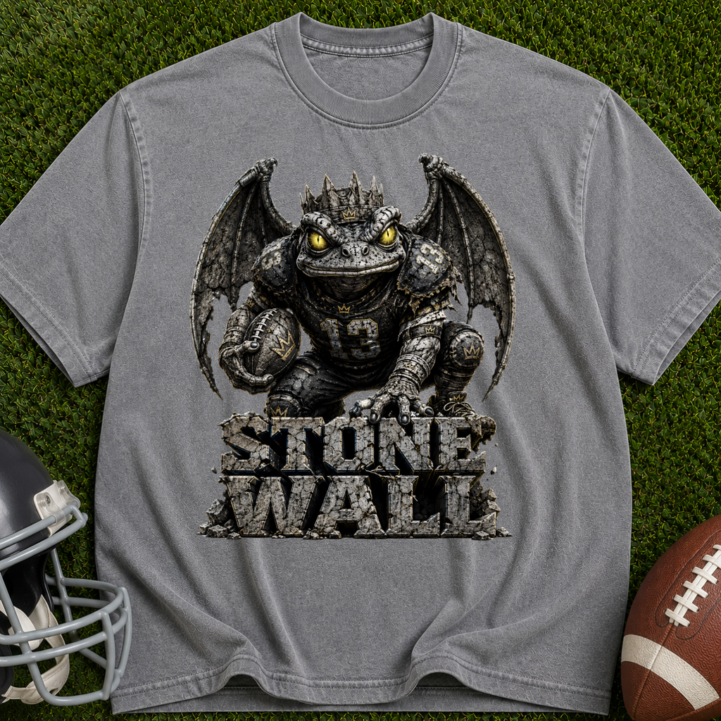 Stone Wall Dragon T-Shirt — Vintage Monster Graphic Tee