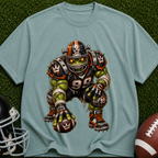 Zombie Football Player T-Shirt – Gridiron Undead Graphic Tee
