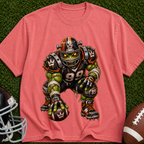 Zombie Football Player T-Shirt – Gridiron Undead Graphic Tee