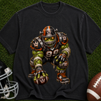 Zombie Football Player T-Shirt – Gridiron Undead Graphic Tee